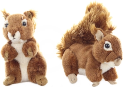 Plyšová veverka 16 cm