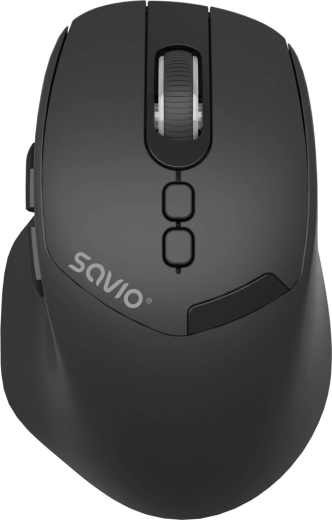 SAVIO MB-06 bezdrátová ergonomická myš 2.4 GHz a Bluetooth 5.4