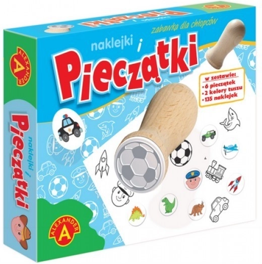 Razítka a samolepky pro kluky ALEXANDER