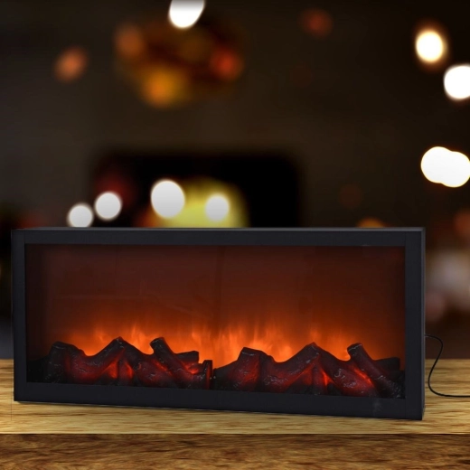 Realistické LED plameny pro útulnou atmosféru