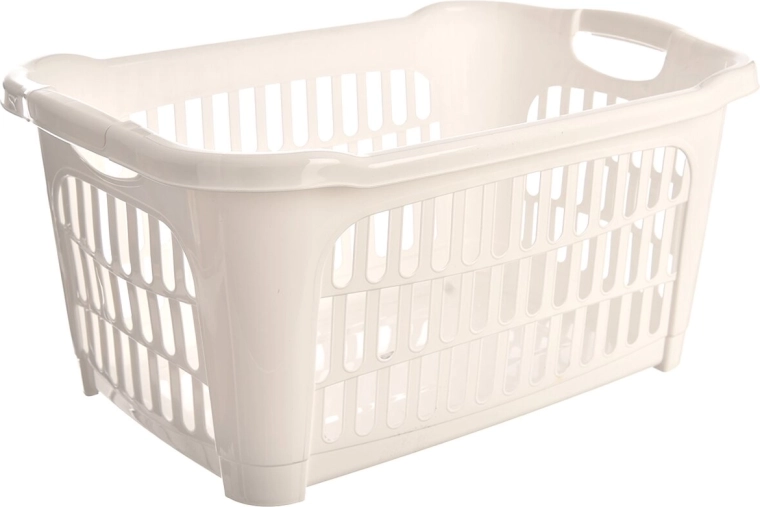 Koš na prádlo Hobby otevřený 40 l bílý
