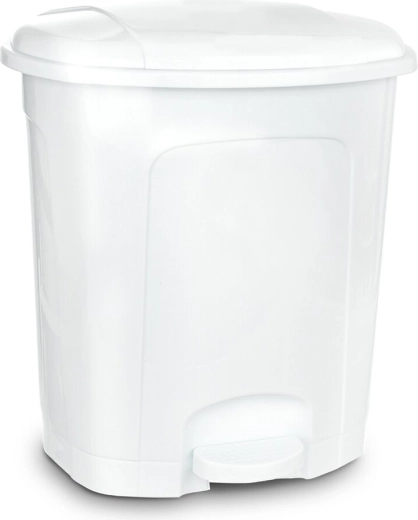 Odpadkový koš s pedálem 5,5 l bílý