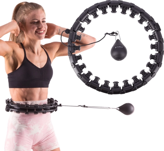 Nastavitelná obruč s rotujícím závažím pro intenzivní kardio