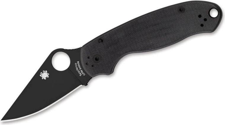 Spyderco Para 3 Black G10 kapesní nůž 7,5 cm – celočerný