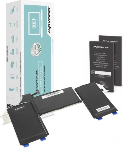 Baterie Movano A1965 pro Apple MacBook Air 13 (A1932, A2179) 4379 mAh