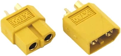 Pár napájecích konektorů XT60 (zásuvka + zástrčka)
