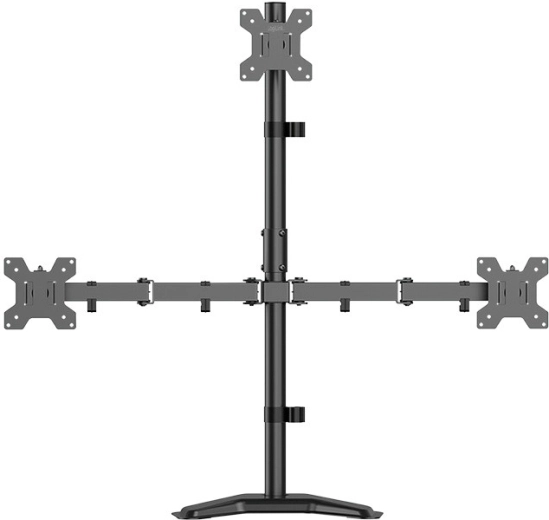 Stojan na 3 monitory 17–32" s nosností 10 kg na rameno