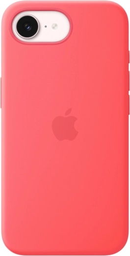 Silikonové pouzdro s MagSafe pro iPhone 17 – růžová guava