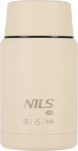 Jídelní termoska NILS Camp NC3807 550 ml – Béžová