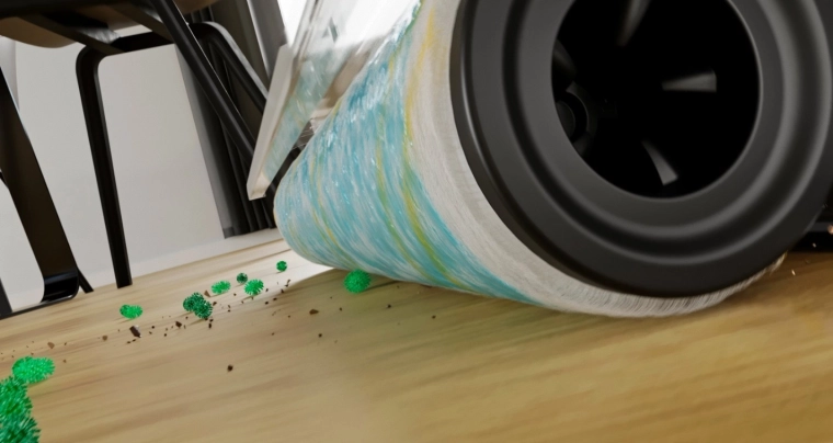 Hygienic!Spin až 500 ot/min pro hygienicky čisté podlahy