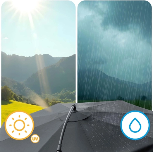 Odolný vůči dešti i UV záření