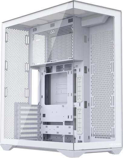 Modecom Volcano Space XL bílá full tower PC skříň s tvrzeným sklem