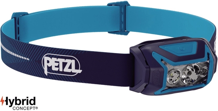Petzl Actik core modrá nabíjecí čelovka