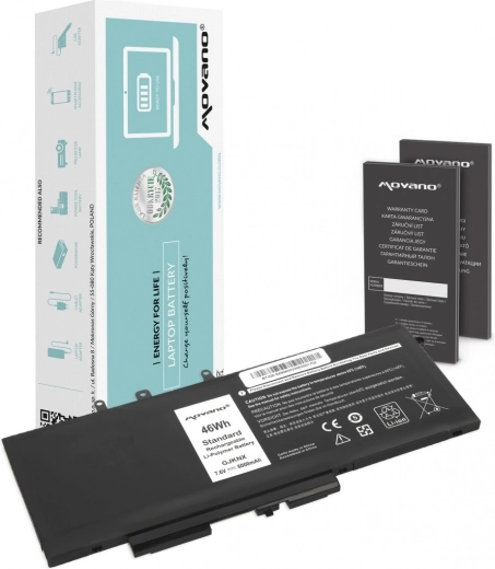 Baterie Movano pro Dell Latitude 5280/5480/5490/5590 6000 mAh (46 Wh)
