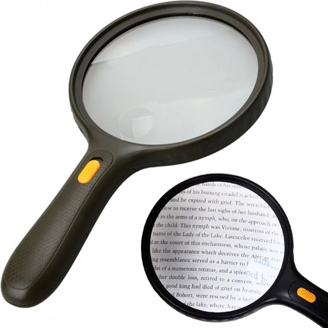 Ruční lupa s osvětlením