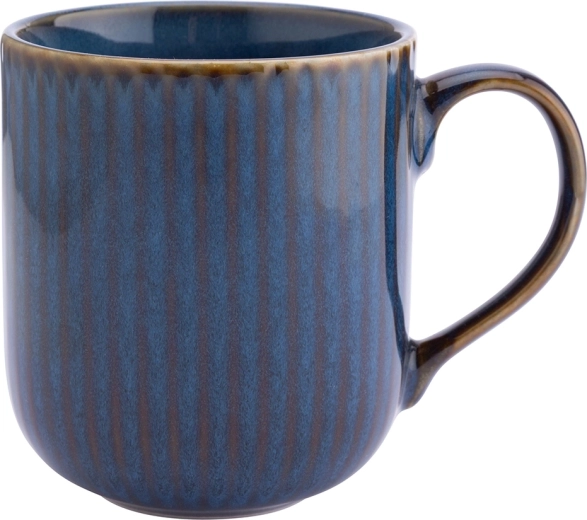 Altom Design keramický hrnek Reactive stripes 400 ml, modrý
