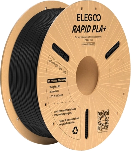 Filament ELEGOO Rapid PLA+ černý 1,75 mm 1 kg