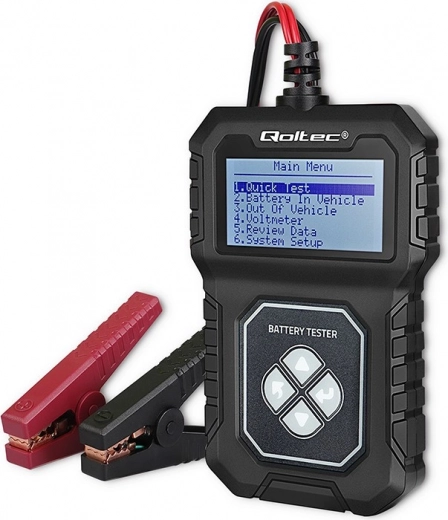 Digitální tester akumulátoru s LCD pro 12V AGM, GEL, STD, 30-220Ah