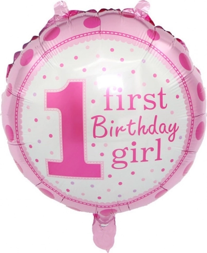 Výrazný centrální motiv pro 1. narozeniny