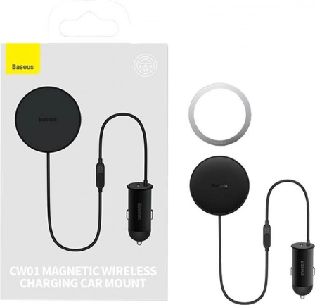 Magnetický držák do auta s bezdrátovou nabíječkou Baseus