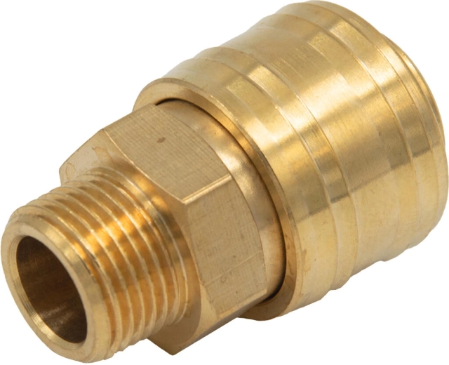 Rychlospojka s vnějším závitem 3/8" z mosazi