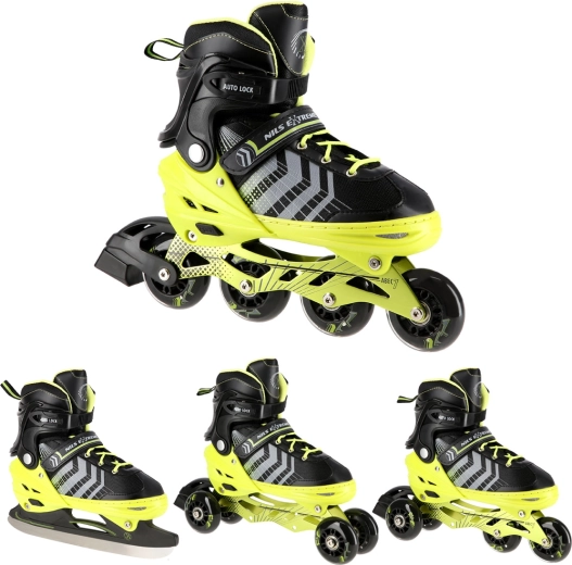 4v1: inline i lední brusle