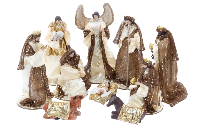 Kompletní betlém pro okamžitou vánoční scénu