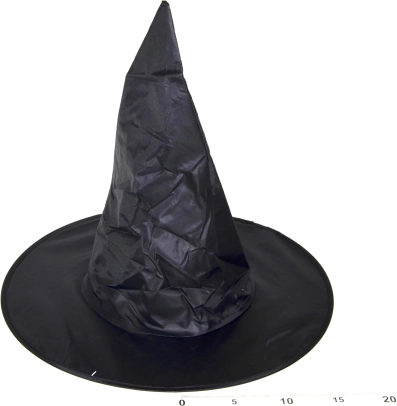 čarodějnický klobouk černý 35 × 35 cm