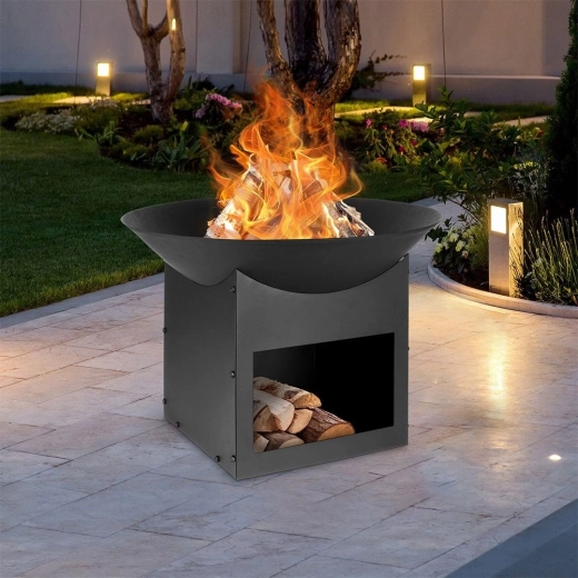 Integrované úložiště na dřevo