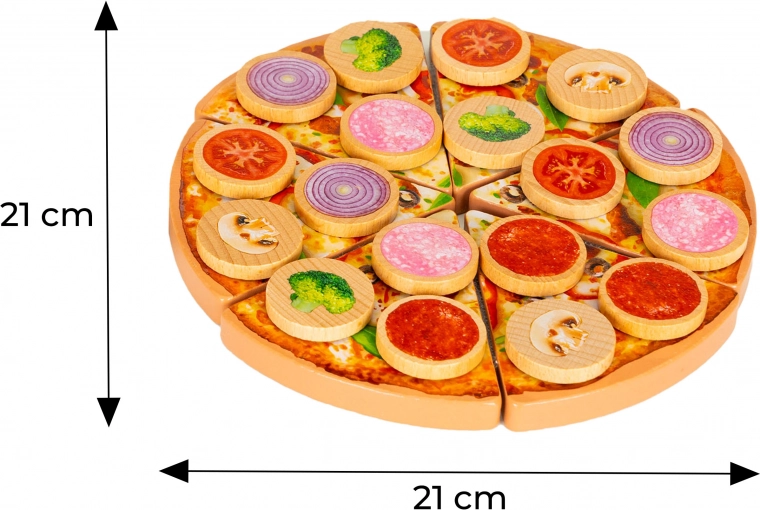 Bohatá sada 27 dílů s pestrými toppingy