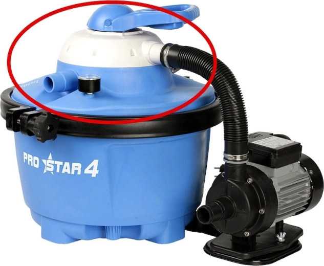Marimex víko filtrační nádoby ProStar (komplet) včetně 6cestného ventilu