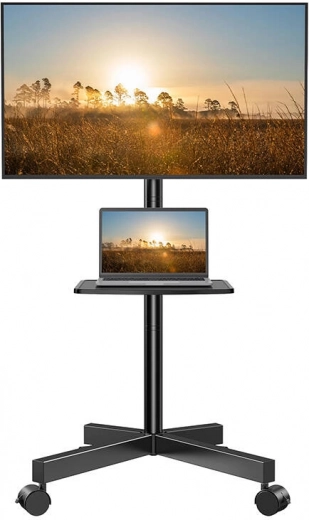 Pohyblivý TV stojan na kolečkách 23–60" Perlesmith