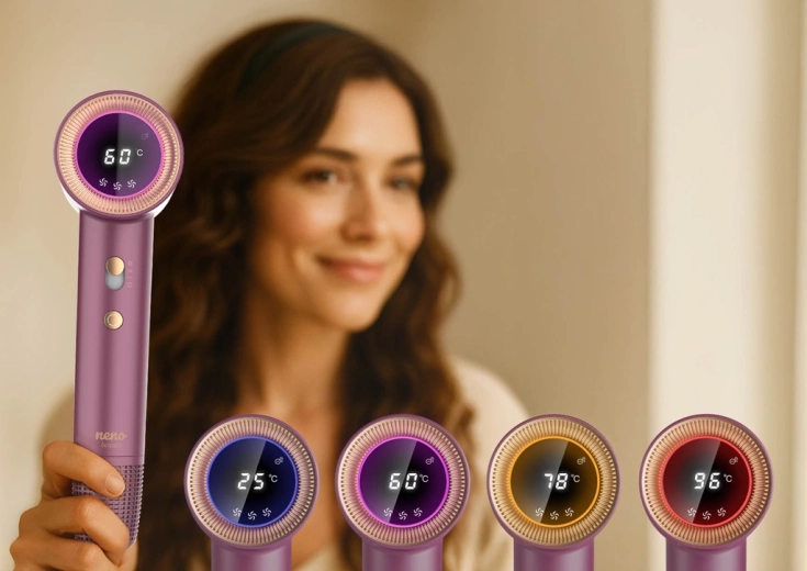 Ionizace pro hladké a lesklé vlasy