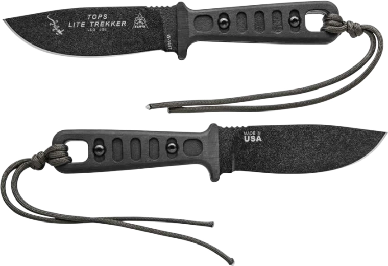 TOPS Knives Lite Trekker Standard Black nůž s pevnou čepelí