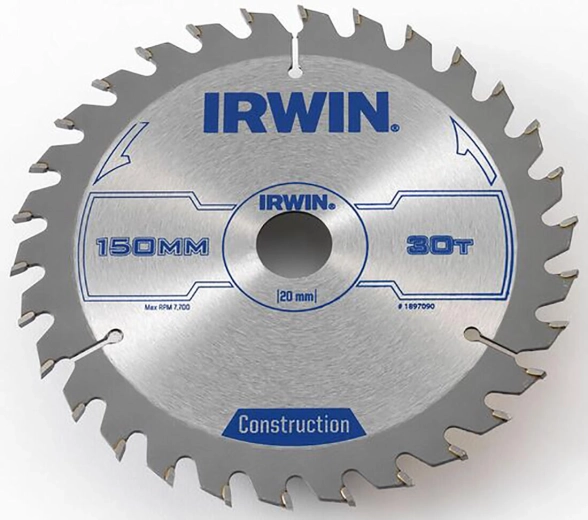 Pilový kotouč IRWIN 150 mm, 30 zubů, tenký řez na dřevo