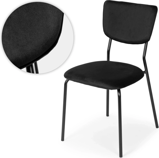 Luxusní samet s měkkým polstrováním