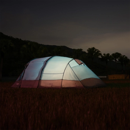 Komfortní ložnice pro 4 osoby s moskytiérou