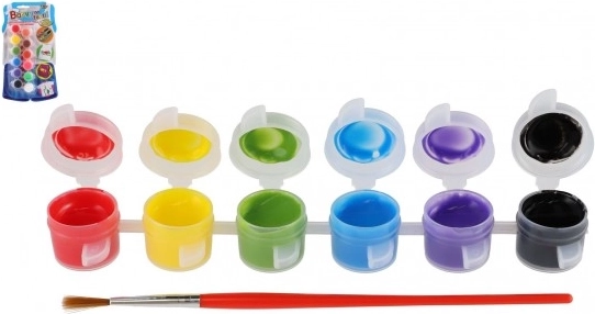 Creatoys barvy na textil 12 barev se štětcem