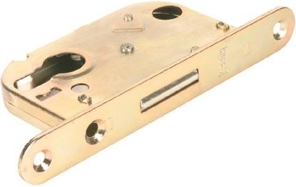 Zadlabací závorový vložkový zámek K132, bílý zinek