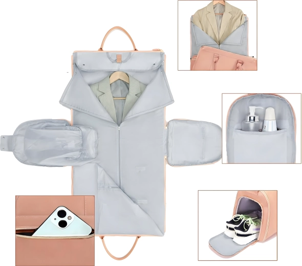 Chytrá organizace a samostatná kapsa na obuv