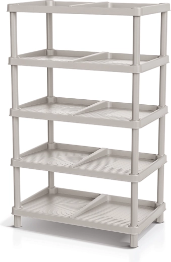 Regál na boty TASSY RACK světle hnědý