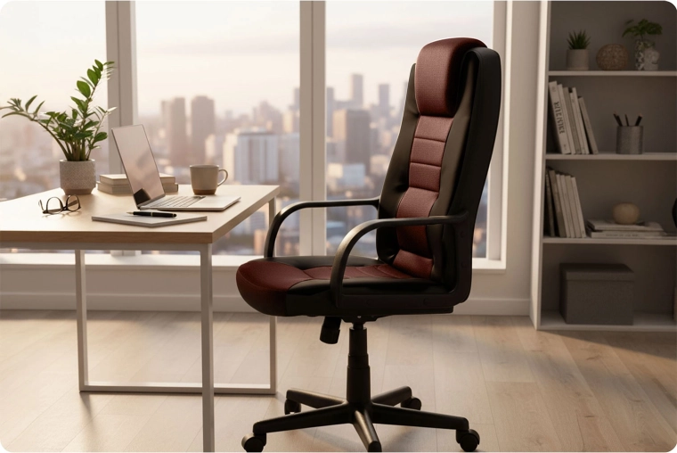 Ergonomické opěradlo s bederní oporou