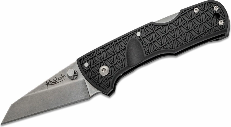 Cold Steel Kiridashi kapesní nůž 6,4 cm stonewash černý Griv-Ex