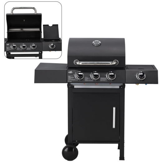 Prostorná grilovací plocha a snadná údržba