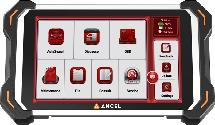 Rychlé menu a přehledné funkce diagnostiky