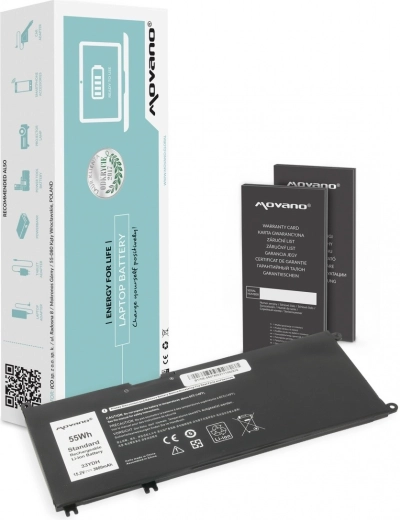 Baterie Movano 33YDH pro Dell Inspiron 15 5587 a 7588, 3600 mAh