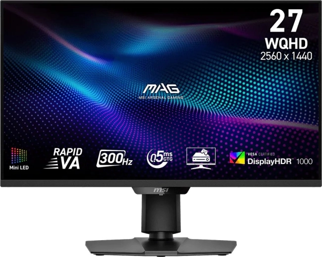 Monitor 27" MAG 274QPF, WQHD, 300 Hz, plochý, černý