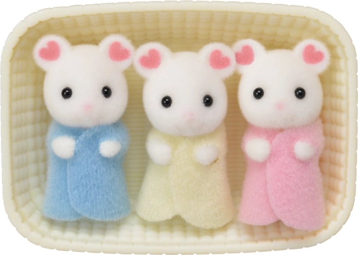Baby Marshmallow myšky trojčata