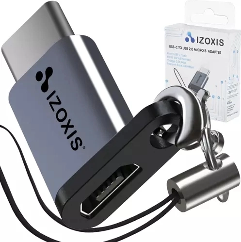 Adaptér USB-C na Micro USB 2.0 s poutečkem