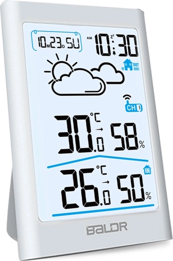 Jasný podsvícený LCD pro rychlé čtení